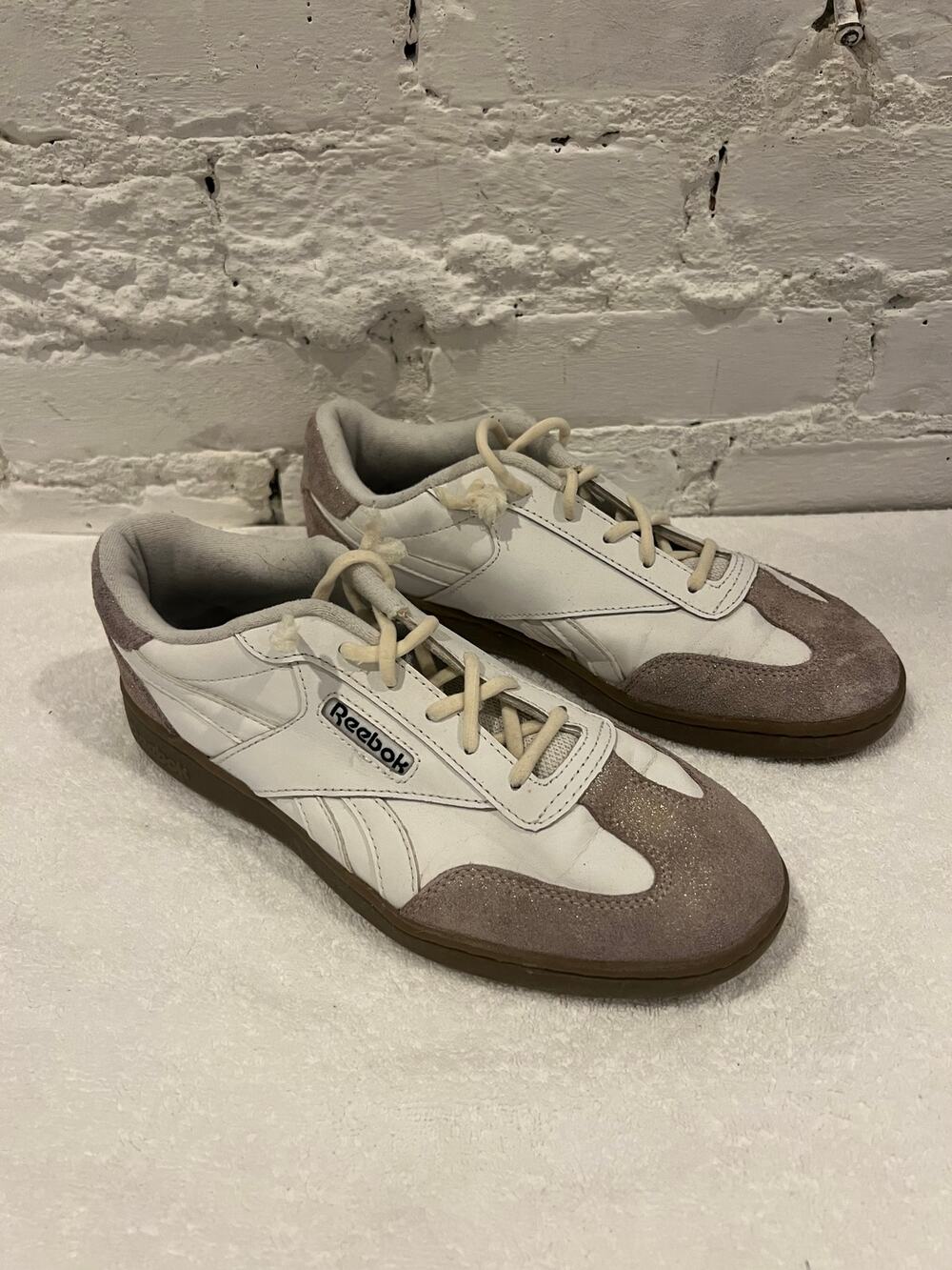 Reebok Women's FOrte Lounger Lifestyle Sneakers Shoes White Cream Size 8.5